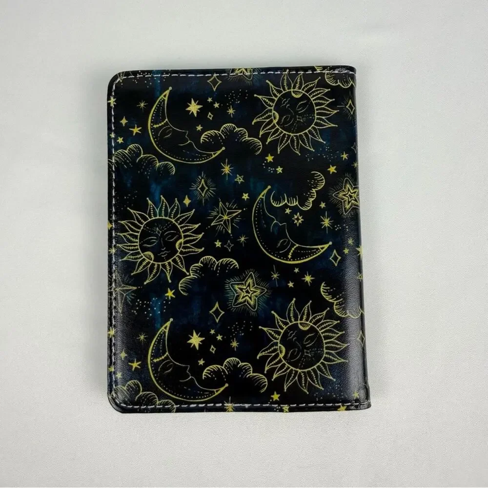 NWOT Navy and Gold Celestial Women's Passport Holder Wallet - Picture 7 of 8